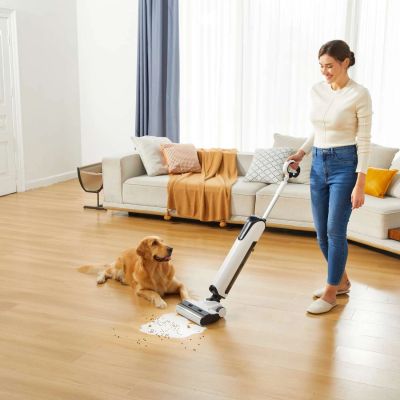 19. UWANT D100 17000Pa Standstaubsauger mit Wischfunktion und Ladestation - Weiß