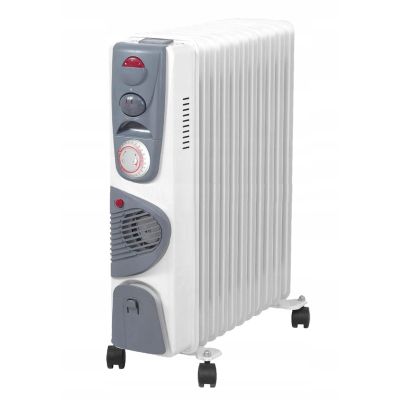 Ölradiator mit 11 Rippen, 2000 W, VO0275 Turbotimer