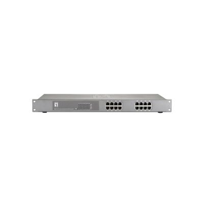 LevelOne FEP-1612W120 - Switch - 16 x 10/100 (PoE+) - Rackmontage möglich - PoE+ (480 W)