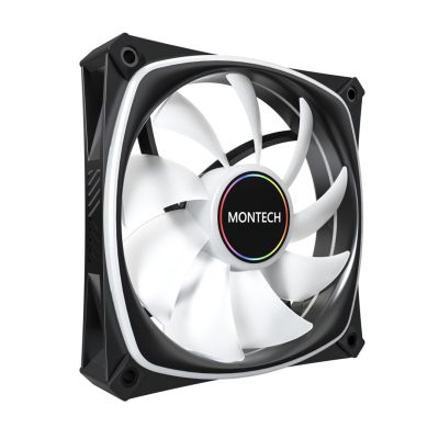 2. Montech AX120 PRO Computergehäuselüfter 12 cm Schwarz 3 Stück.