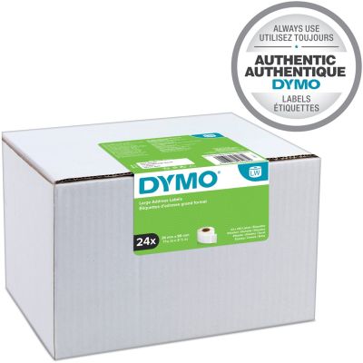 19. DYMO LW Große Adressetiketten 36 x 89 mm S0722390 Balta Lipni spausdintuvo etikete