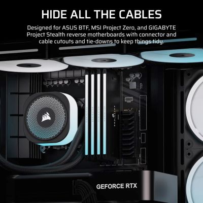 8. Corsair FRAME 4500X LX-R RGB Midi-Tower-Gehäuse mit Seitenwand aus gehärtetem Glas, Schwarz