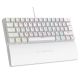 RAMPAGE MECHANISCHER TASTATURPFLÜGEL K60 Weiß
