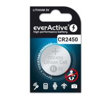 CR 2450 Lithium EVERACTIV Batterie, 5 Stück
