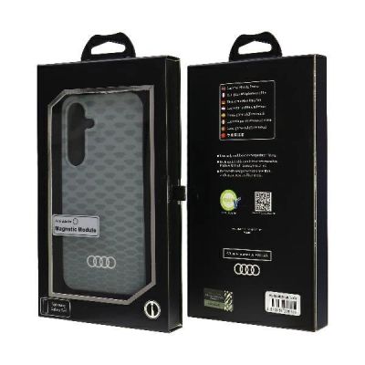7. Audi IML Stitching Pattern MagSafe Case S24 S921gray/gey Hardcase AU-IMLMS24-Q5/D3-GY