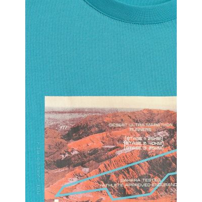 6. Herren-T-Shirt mit Aufdruck, regulär, Größe 4F 4FRSS26TTSHM4238-35S