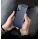 6. Carbon Case Flexibel Handyhülle TPU Schutzhülle für Samsung Galaxy A72 4G blau