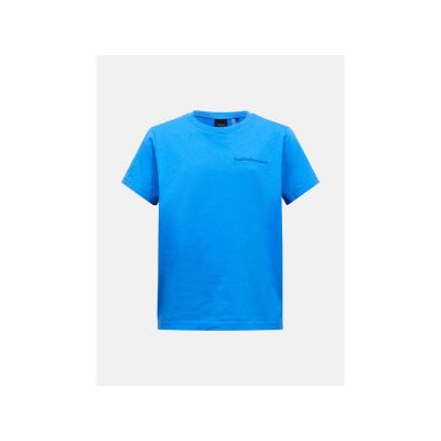 PEAK PERFORMANCE Jr Original Small Logo Tee Blau