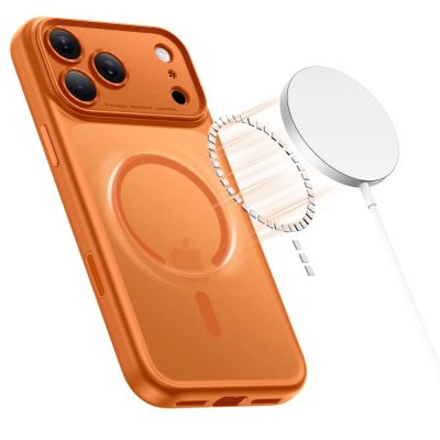 3. Tech-Protect Magpeak Magsafe CC Case für iPhone 17 Pro Max - Matt Orange