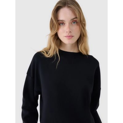 Damen-Sweatshirt mit offenem Reißverschluss und Modal 4F 4FWSS25TSWSF1576-20S