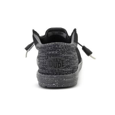 7. HEYDUDE WALLY FUNK MULTI MESH SCHWARZ/Rauchgrau 45146-0PM
