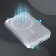9. Wozinsky WRW349YWS Magnetische Powerbank, 10000 mAh, Weiß