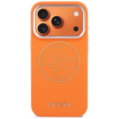 3. Guess Perforierte 4G MagSafe Hülle für iPhone 17 Pro - Orange