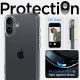 10. Spigen Ultra Hybrid-Hülle für iPhone 16 – transparent