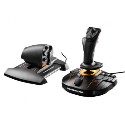 6. Thrustmaster T-16000M FCS Hotas Schwarz, Orange USB-Joystick Analog/Digital MAC, PC