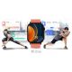 14. Gravity GT15-3 Smartwatch, rotes Silikonarmband + schwarzes Armband