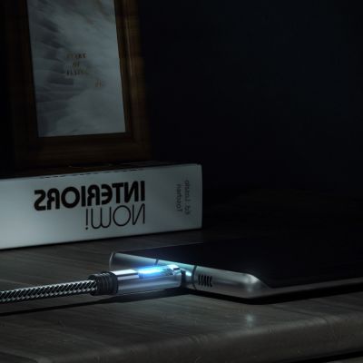 6. Orico LDC2C USB-C – USB-C PD 100-W-Kabel mit LED-Anzeige, 480 Mbit/s, 2 m – 2 Stück – Schwarz