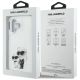 8. Karl Lagerfeld IML Aquarelle Karl & Choupette & Logo iPhone 16 Hülle - Weiß