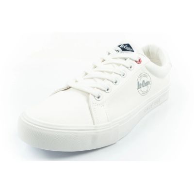 3. Lee Cooper Herren-Sportschuhe, modische weiße Sneaker, bequem
