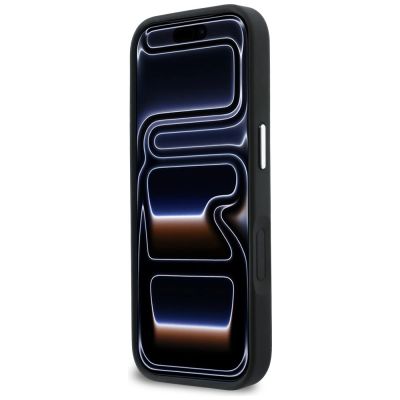 5. Karl Lagerfeld Karl & Choupette MagSafe Hülle mit Back Logo für iPhone 17 Pro Max – Schwarz
