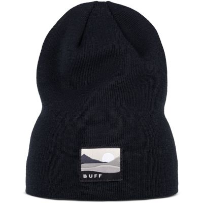 Mütze BUFF KNITTED BEANIE LILON LONG BLACK – Einheitsgröße