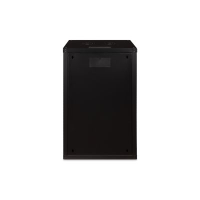 14. Digitus Unique 19" 20HE Rackmount-Netzwerkschrank 600x600 mm, Glastür, schwarz, ungeteilt, montiert, 100 kg