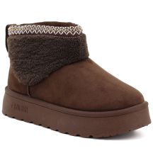 Big Star braune wasserdichte Plateau-Schneestiefel UU274171
