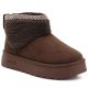 Big Star braune wasserdichte Plateau-Schneestiefel UU274171