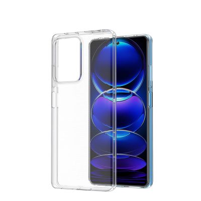 4. Ultra Clear 0,5 mm Hülle für Xiaomi Redmi Note 12 Pro+ dünne Abdeckung transparent