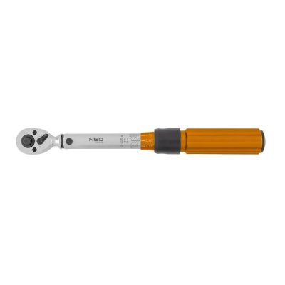 4. Neo Tools 1/4"-Drehmomentschlüssel, umkehrbar, 5-25 Nm, 21-teiliges Set