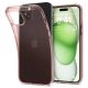 4. Spigen Crystal Flex Hülle für iPhone 15 Plus – rosa und transparent
