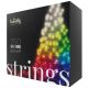 6. Twinkly Strings – 250 RGB+W Lichterkette, transparentes Kabel, Steckertyp F