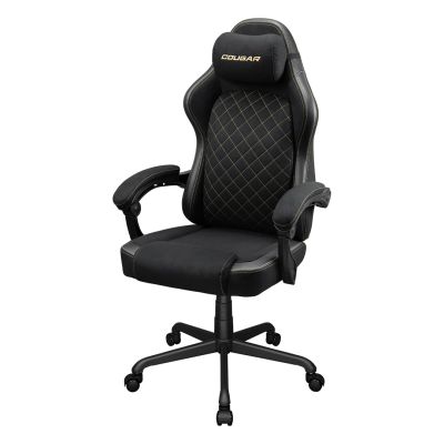 3. COUGAR CGR-FXF-GLB Universal-Gaming-Stuhl, gepolsterter Sitz, Schwarz, Gold