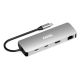 5. Port Designs 900164 Dockingstation, kabelgebunden, USB 3.2 Gen 1 (3.1 Gen 1), Typ-C, Edelstahl