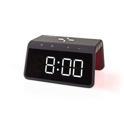 Nedis WCACQ30BK Digitaler Wecker Schwarz