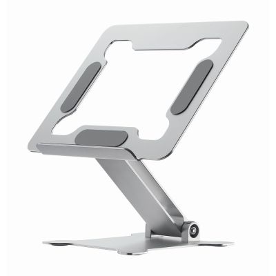 24. GEMBIRD Faltbarer Notizbuchständer 15,6" Silber