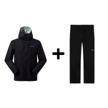 Berghaus Deluge Pro 3.0 Jacke Größe M Schwarz + Berghaus HILLWALKER OVRTRS AM Schwarz/Schwarz Größe M