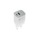 9. NATEC LADEGERÄT RIBERA GAN 1X USB-A + 1X USB-C 30W WEISS NUC-2140