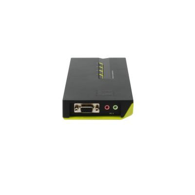 6. LevelOne KVM-0421 KVM-Switch Schwarz, Grün