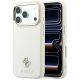 Guess Saffiano Small 4G & Classic Logo MagSafe Hülle für iPhone 18 Pro / 17 Pro - Beige