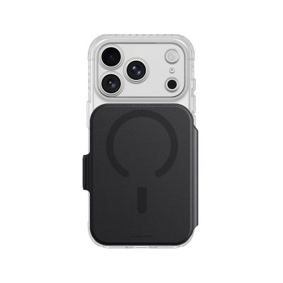 AmazingThing Titan Pro Lens Flip Set iPhone 18 Pro Max Hülle mit Brieftasche, MagSafe-kompatibel - Schwarz