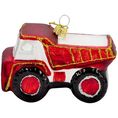 2. GLAS-CHRISTBAUMSCHMUCK IN FORM EINES KIPPLASTERS MICA