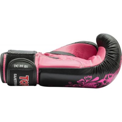 6. TOP TEN „Ultimate Woman“ Boxhandschuhe 10 oz Weiß und Pink