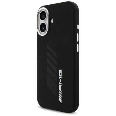 2. AMG Silikon-Übergröße Rhombs MagSafe Hülle für iPhone 17 - Schwarz