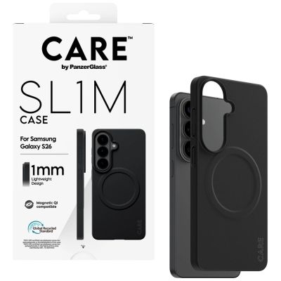 4. CARE by PanzerGlass SL1M Hülle für Samsung Galaxy S26 - Schwarz