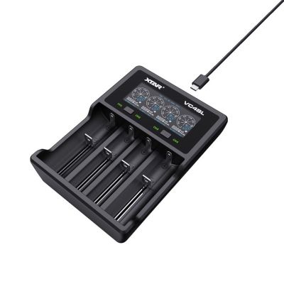 3. XTAR-LADEGERÄT FÜR ZYLINDRISCHE BATTERIEN LI-ION/NI-MH/NI-CD 18650 VC4SL