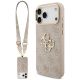 Guess 4G Big 4G Classic Logo Big Strap Metal Buttons Hülle für iPhone 18 Pro / 17 Pro – Rosa