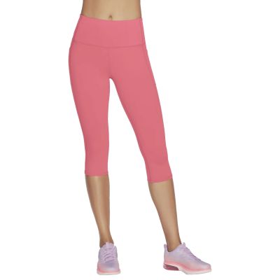 Skechers Go Walk Capri-Shorts mit hoher Taille W2CP2-RDBL Rot XS