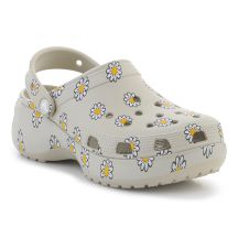 CROCS CLASSIC PLATFORM CLOG IN FLORAL METEOR 212668-1WY