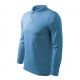 6. Malfini Single J. LS M Poloshirt MLI-21114 azurblau
